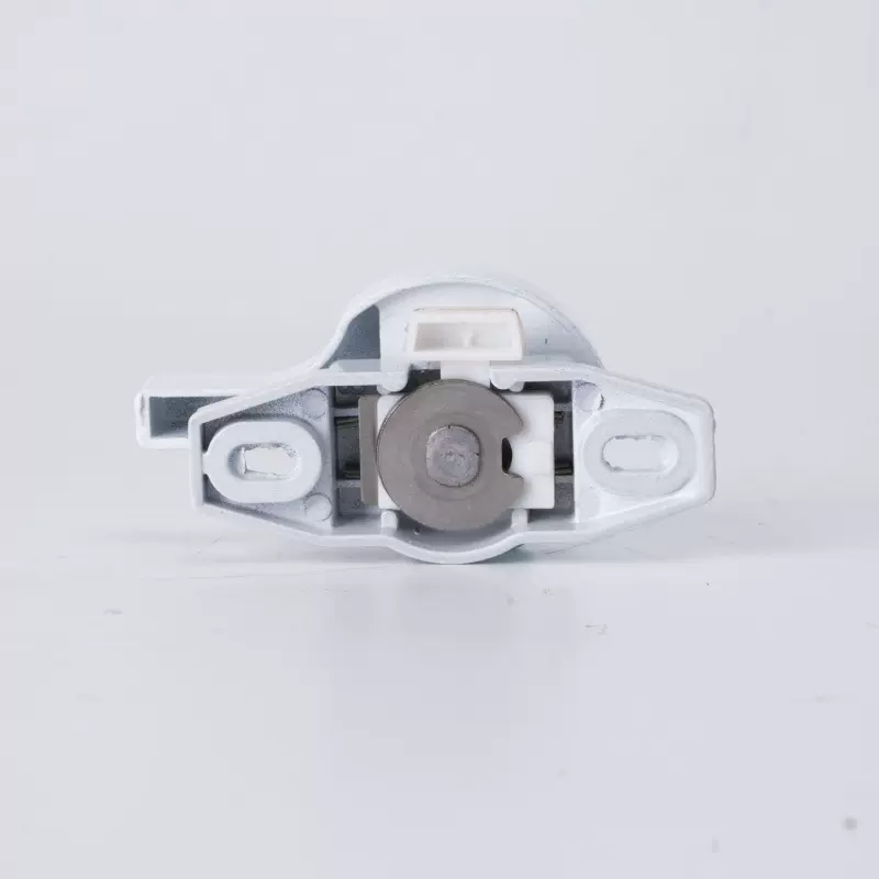 塑钢窗保险开关月牙锁铝合金门窗锁窗户锁钩白色月牙锁推拉窗