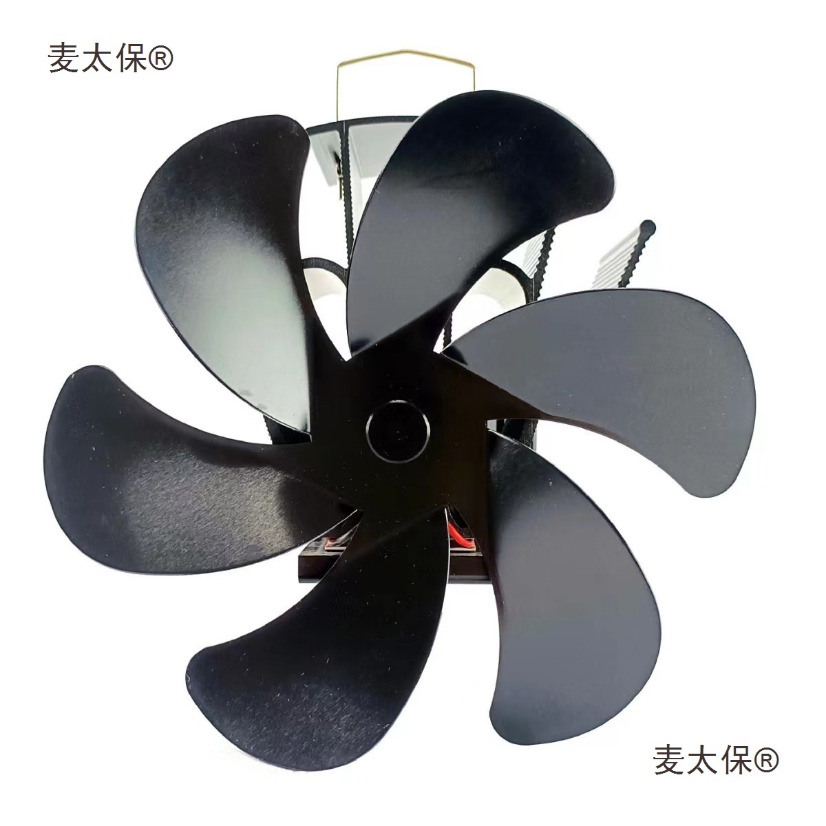 壁炉风扇热动力风扇柴火炉热力小风扇配件热感应壁耐高温煤麦太保