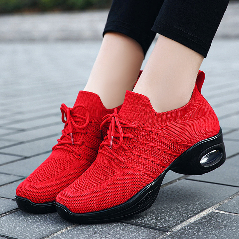 Zapatos de baile 2026, nuevo modelo de primavera, zapatos de baile moderno para adultos, malla, comercio exterior, zapatos de mujer al por mayor, zapatillas de jazz para mujer