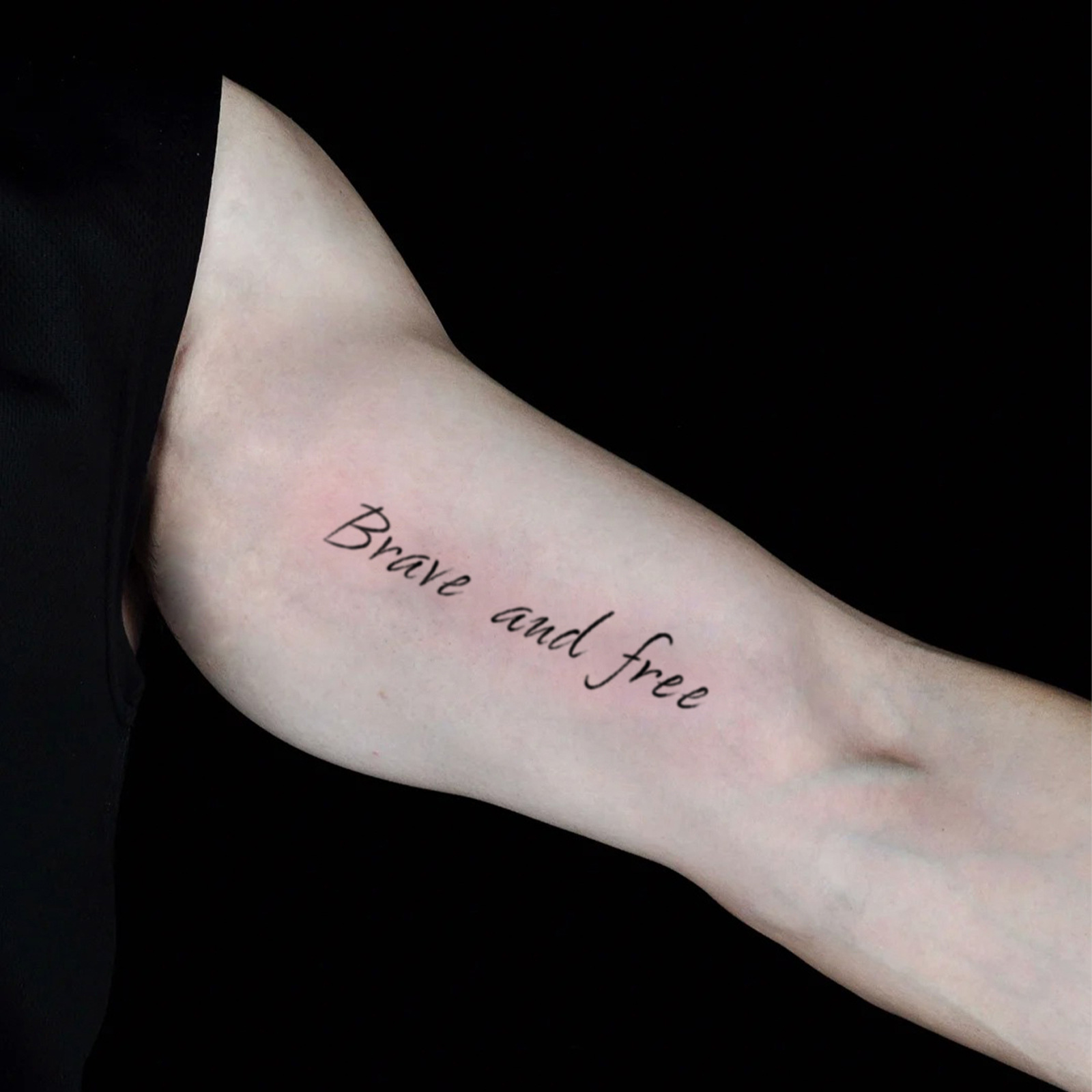 Tatuajes Temporales con Frases en Inglés de Papel de Transferencia de Agua Impermeable para Fiestas image 1