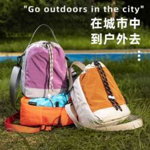 2025新款儿童水杯包 抽绳大容量轻便耐脏 高级感撞色幼儿园小背包