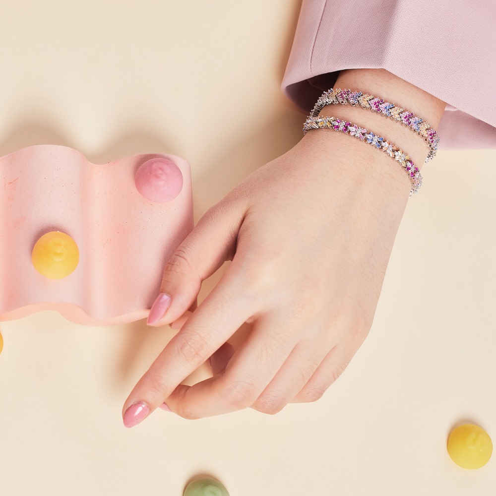 40g Weight Zircon Inlay Material Tennis Bracelet Classification 1 Piece Quantity Banquet, Party Occasion 925 Sterling Silver Material Geometric Pattern Women's Gender Plating, Inlay Design Elegant, Luxurious, Shiny Style 925 Sterling Silver Tennis Bracelet Elegant Luxurious Shiny 无
