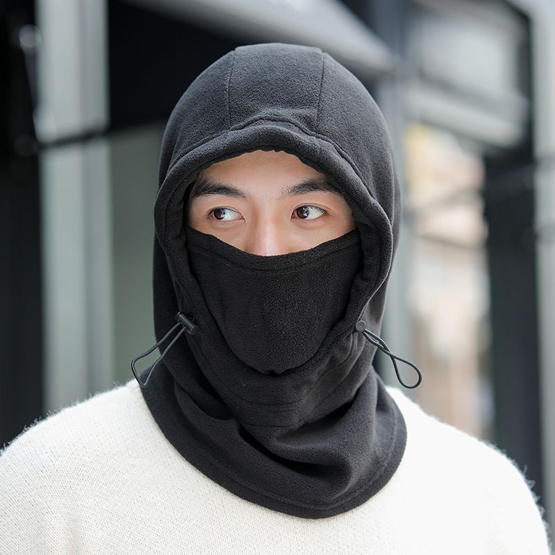 Cold proof face shield Riding Windbreak Hat winter winter keep warm Plush Collar scarf one Sets of headgear