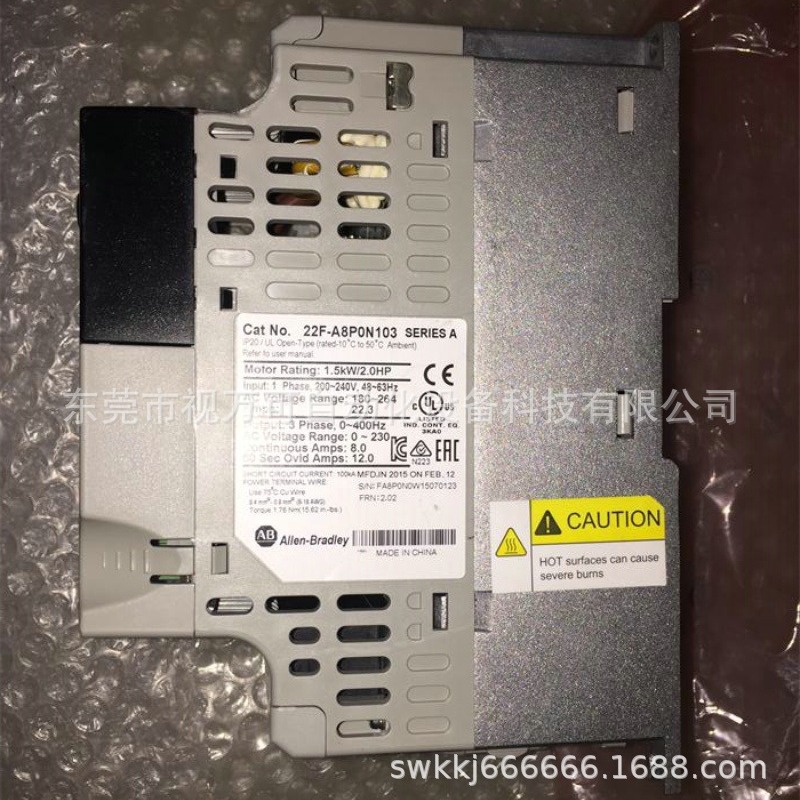22F-A8P0N103 美国AB罗克韦尔变频器 1.5KW现货咨询客服议价