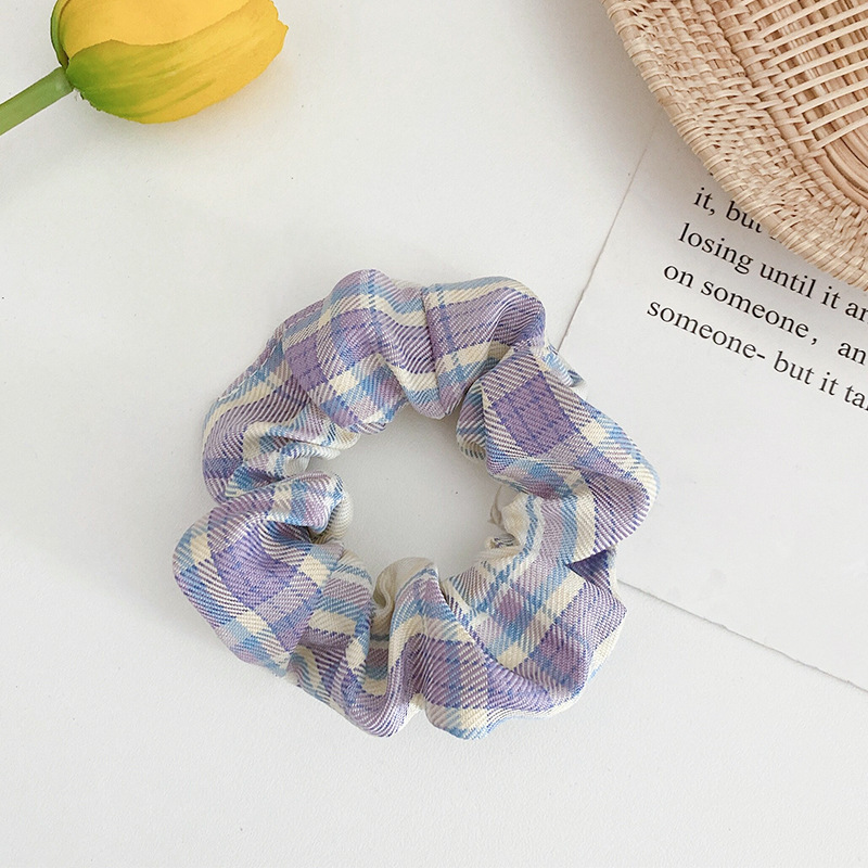 Temperamento floral intestino grueso anillo para el cabello bola femenina cabeza cuerda dulce cola de caballo cuerda para el cabello banda de goma de alta calidad accesorios para el cabello al por mayor