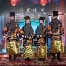 京剧戏剧古装包公演出服装包拯包青天衣服丞相宰相蟒袍表演服