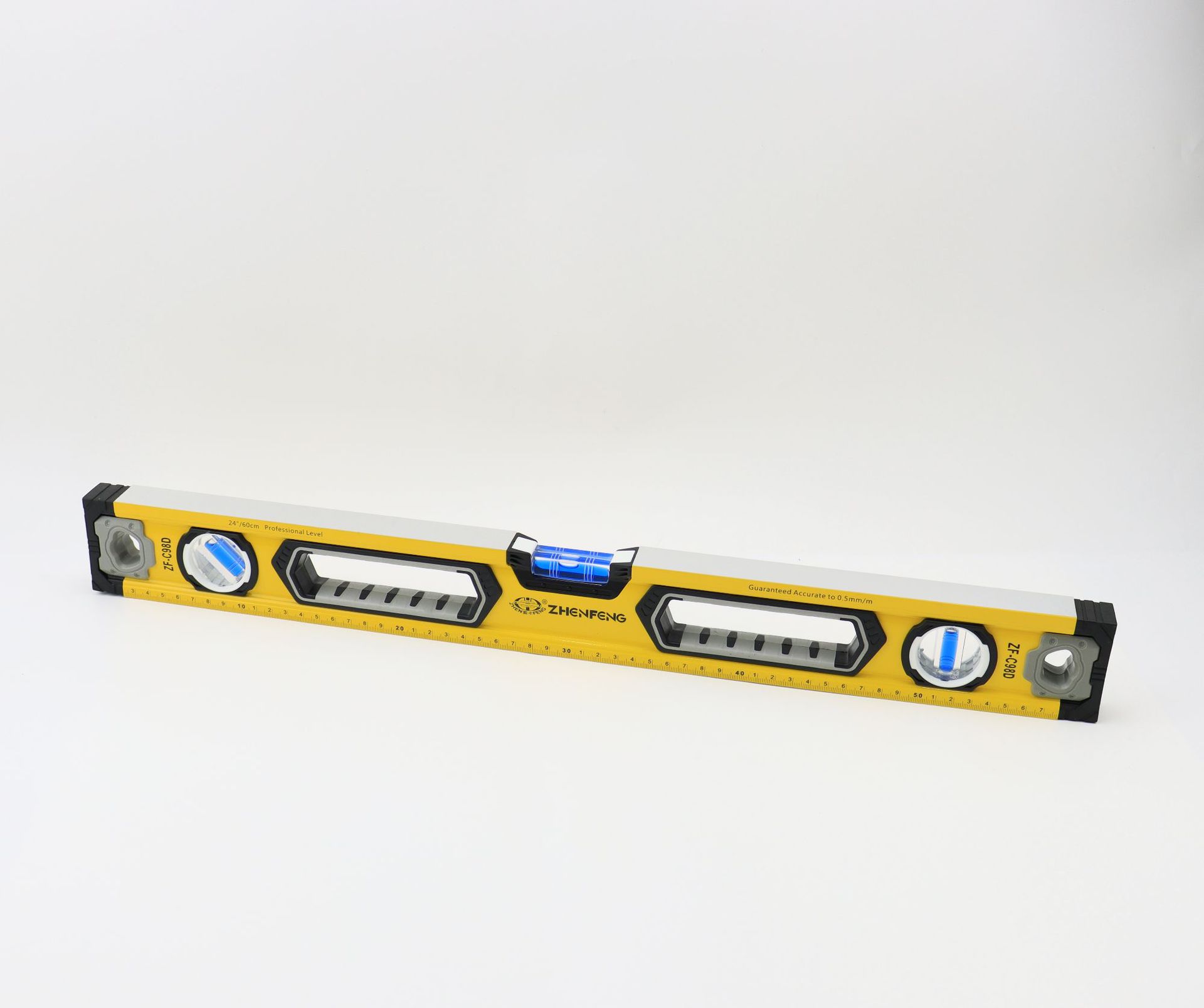 水平尺高精度靠尺平水尺家用平水仪带强磁实心防摔测量尺