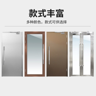 Stainless Steel Glass Fire Door 304 Grade a and B Fireproof Glass Door Engineering Fire Steel Fire Door Manufacturer