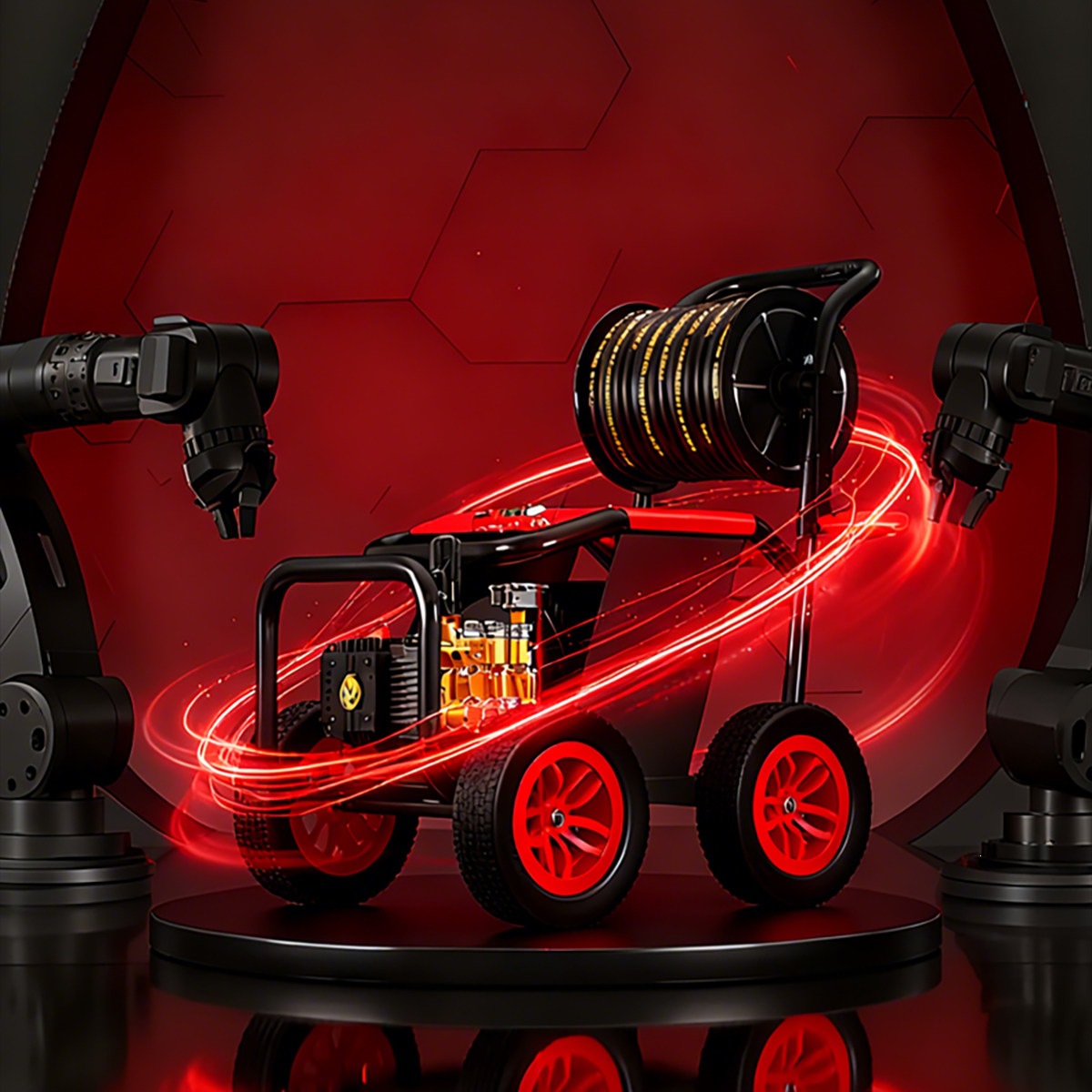 Black Cat Commercial Car Wash Machine 220v Ultra-High Pressure Washer High-Power Industrial Grade Pressure Water Gun Pump for Floor Cleaning