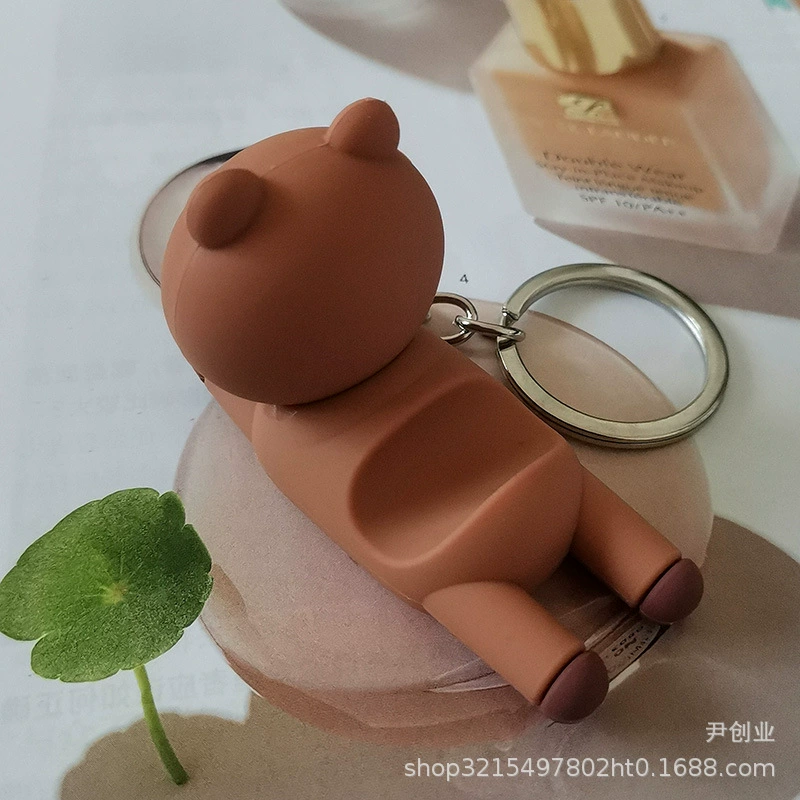Универсальный держатель для телефона, брелок PVC, мультфильм-кукла, творческое украшение для сумки для любимого ключа, новая коллекция