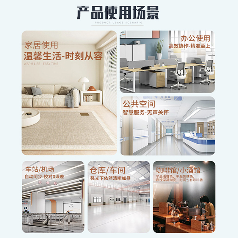 河創大画面LEDデジタル万年暦カウントダウン正時計電子掛け時計時計時計情報暦|undefined