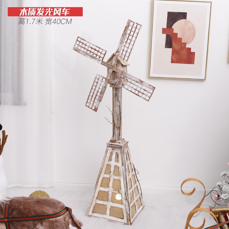 Navidad hotel centro comercial bar gran escena decoración Meichen luminoso Castillo Casa decoraciones de vacaciones