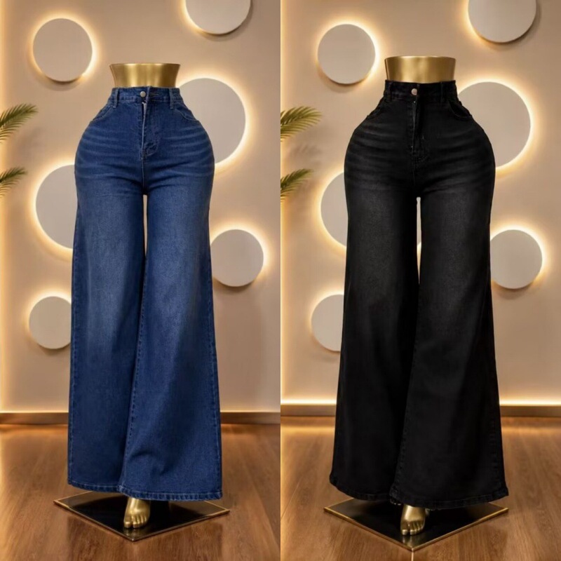 High-quality women's jeans, new women's wide-leg jeans in stock, Cargo jeans