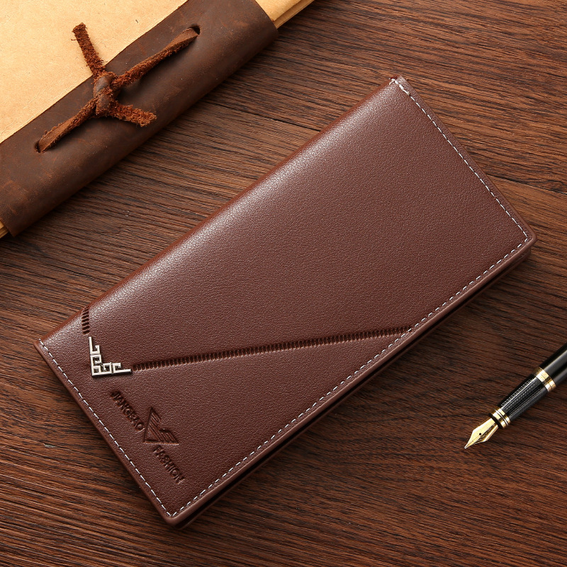 Cross-border New Men's Fashion Long Wallet Soft Leather Wallet Clutch Large Capacity Business Bag Multi-card Card Holder Cross-border New Men's Fashion Long Wallet Soft Leather Wallet Clutch Large Capacity Business Bag Multi-card Card Holder
