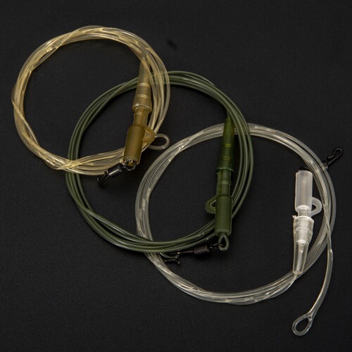 Cross-border European carp fishing leader line 45LB European fishing tackle connector line Fluorocarbon core 1m long fishing line wholesale