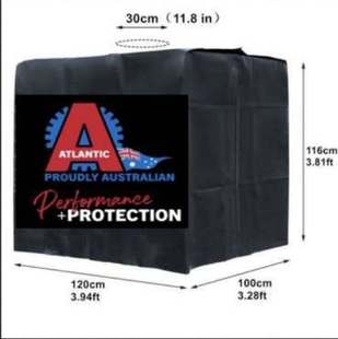 Rain Cover IBC Ton Bucket Cover 1000L Outdoor Water Tank Cover Waterproof Heat Insulation Bucket Cover Customizable Label Waterproof Cover