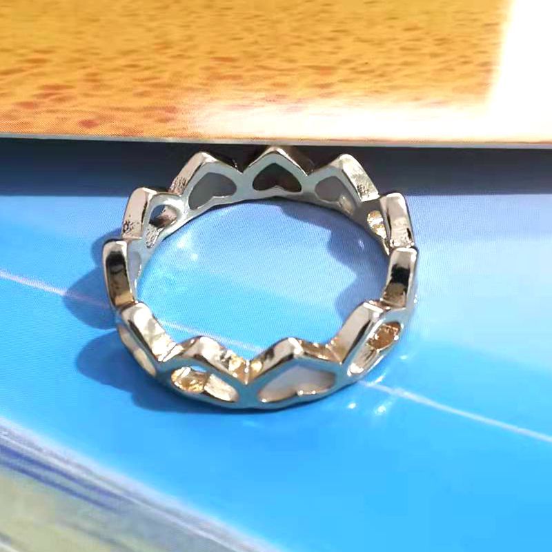 7g Weight Rings Classification Adjustable Ring Size 1 Piece Quantity Daily, Selfie Occasion Alloy Material Heart Shape Pattern Women's Gender Luminous, Plating, Hollow Out Design Cute, Simple Style Style Cute Simple Style Heart Shape Alloy Luminous Plating Hollow Out Women's Rings 2