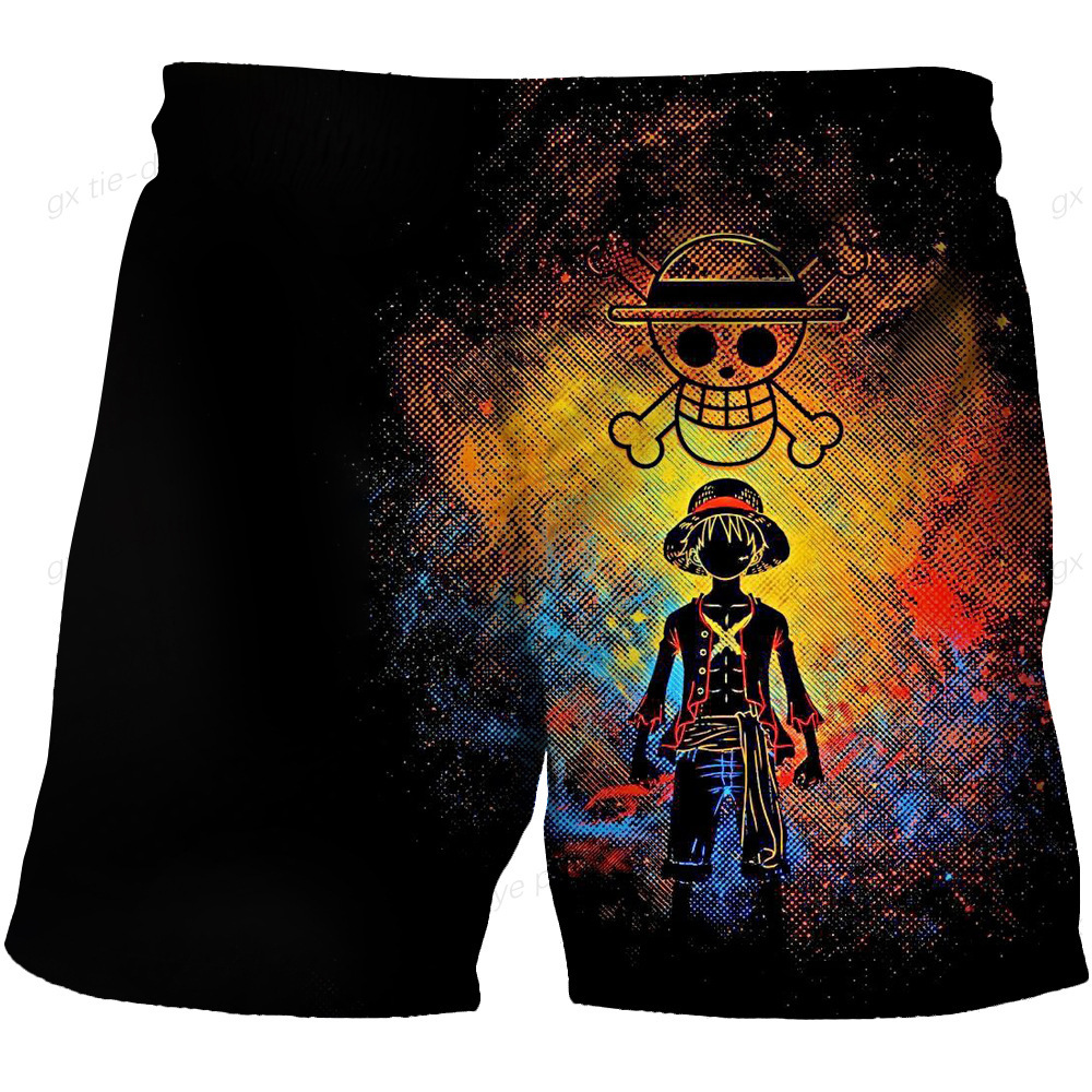 Pantalones cortos de vacaciones de playa con cordón transpirable de malla suelta de verano para hombres 2024 venta caliente spot de impresión digital 3D