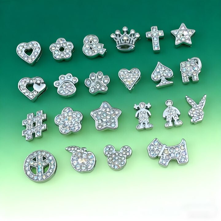 8mm Flower-Shaped Stone Manicure Heart DIY Handmade Jewelry Accessories Nail Pieces Decorative Patch Beads