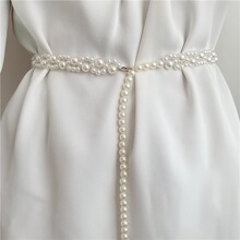 P 19195 Multi-Layer Pearl Waist Chain �������� ŷ���羳
