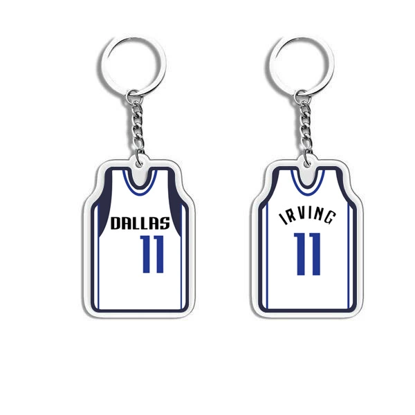 П pendant из акрилового джерси, мини униформа подвеска, 4.6×3.2 см, акрил + металл