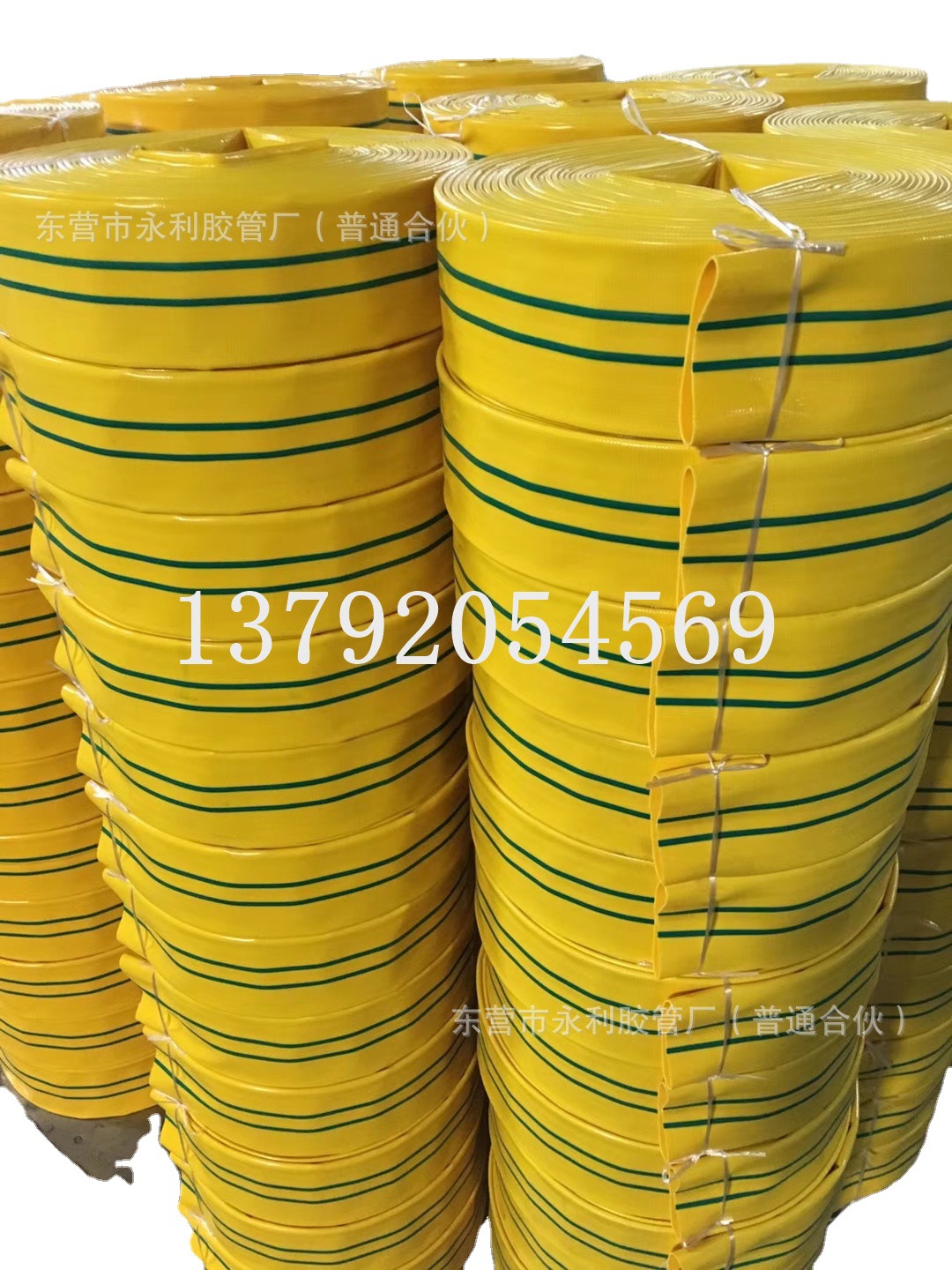 6-12寸农用灌溉水带150-300mmpvc涂塑输水高压软管泥浆泵水带厂家