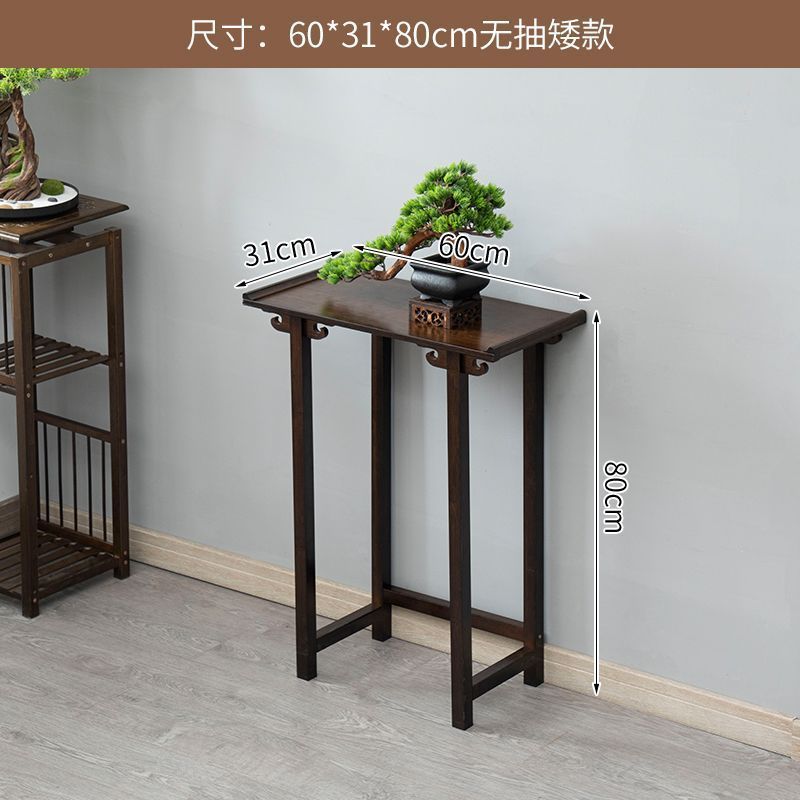 新中国式の超狭い玄関テーブルはテーブルの花棚の置物棚の客間のプロジェクトの端景台の玄関棚の狭いタイプです。|undefined