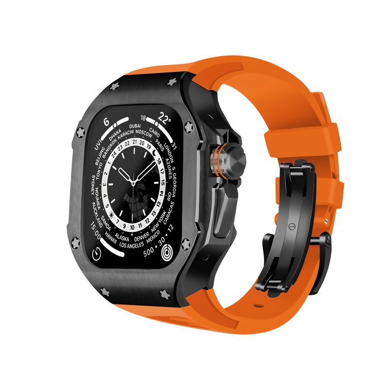 Para iwatch ultra49 reloj correa de Apple Correa protectora Shell 316L Acero inoxidable Richard cambiado al traje