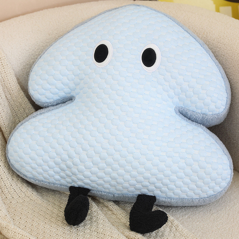 Lindas y creativas guisantes de hielo, almohadas de árbol suaves y lindas, muñecos de felpa, cama de cabeza de pino de color sólido, informe del cumpleaños de los niños