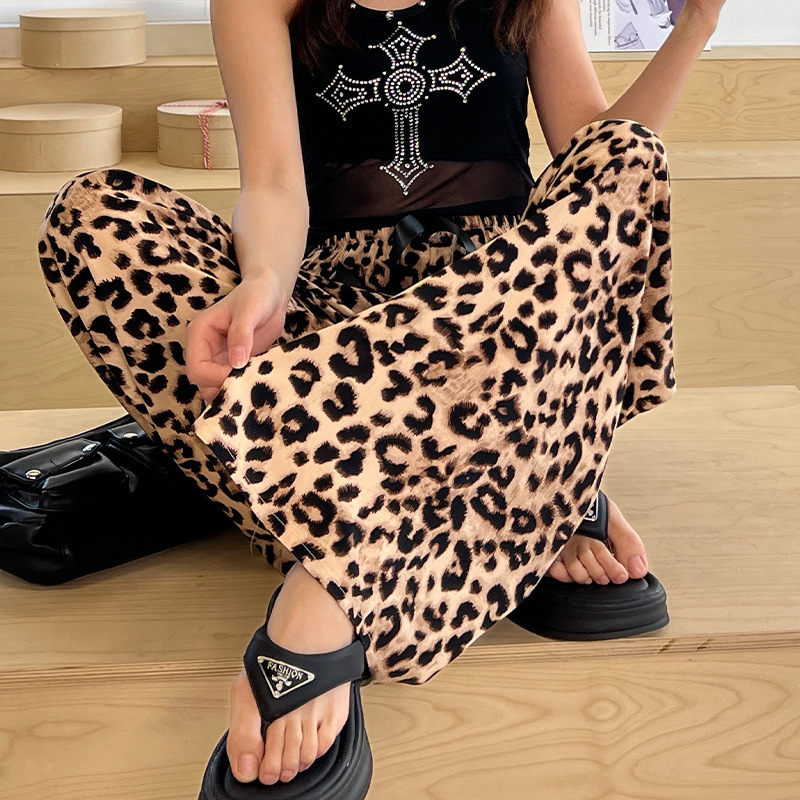 Pantalones anchos de algodón y seda para mujer, pantalones casuales de rayón, suaves y cómodos con efecto drapeado, pantalones de dormir para mujer.