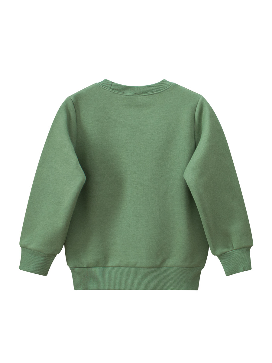 Ropa para niños suéter forrado de lana nuevos niños Otoño e Invierno estilo coreano ropa de bebé polar Top entrega de una sola pieza