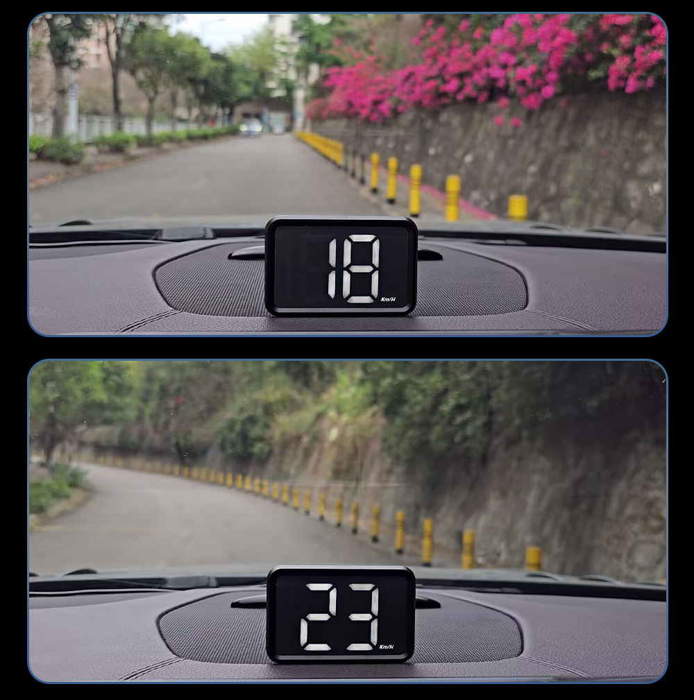 HUD Head-Up Display Car-mounted Beidou GPS Speed Display New Energy Multi-functional Instrument Head-Up Instrument Speedometer