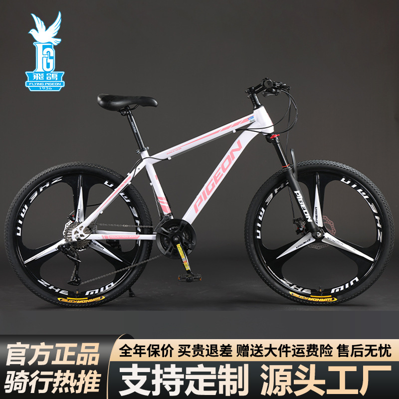 Feige Mountain Bike Women's Variable Speed Bicycle Youth Adult Student Road Racing Mountain Bike 27 Speed