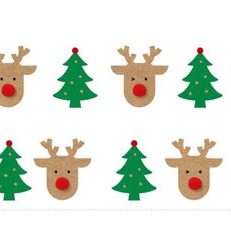 韓国版クリスマス小鹿小樹拉旗クリスマスパーティー装飾装飾用品|undefined