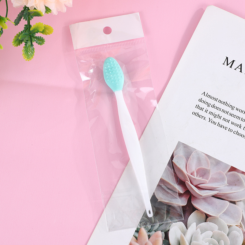 Cepillo de lavado nasal cepillo de espinillas cepillo de limpieza facial de doble cara TPE herramienta de belleza exfoliante de limpieza de espinillas multifuncional