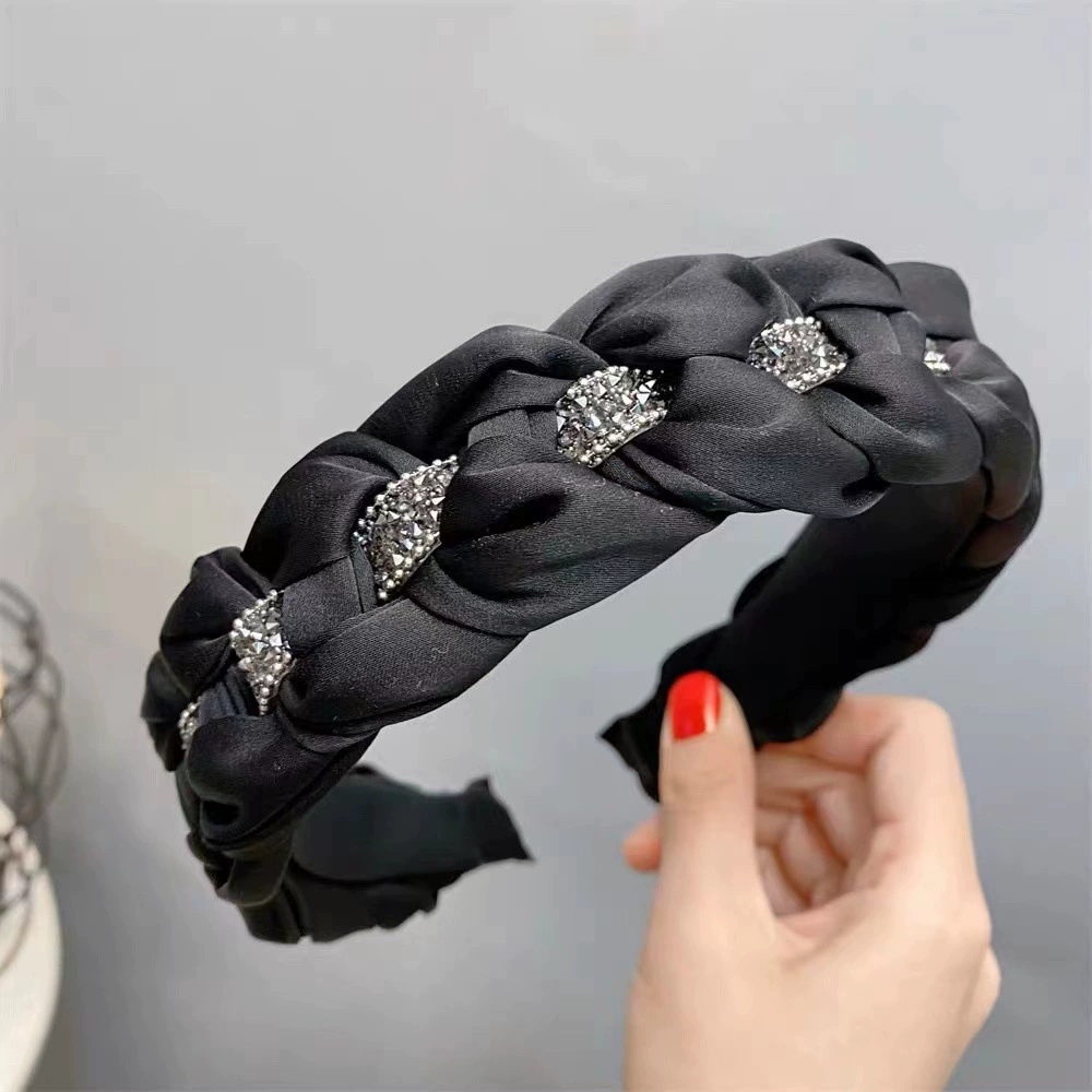 Тканевая повязка на голову с двумя хвостиками handmade, шпильки, коллекция 2023, интернет-звезда, французский стиль