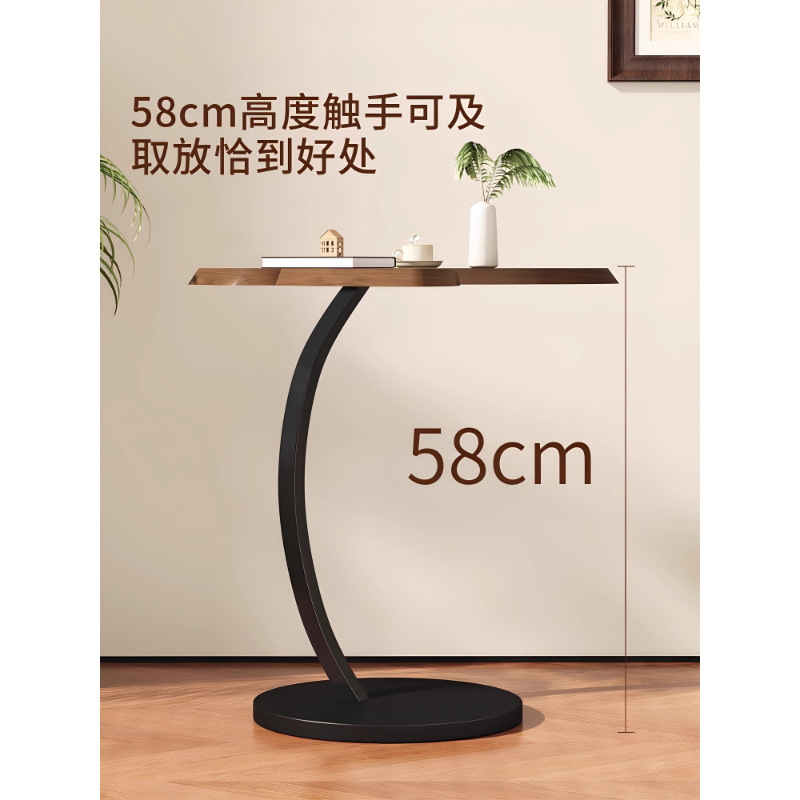中古风边几沙发侧边柜客厅家用小茶几艺术感阳台茶桌子卧室床头柜|undefined