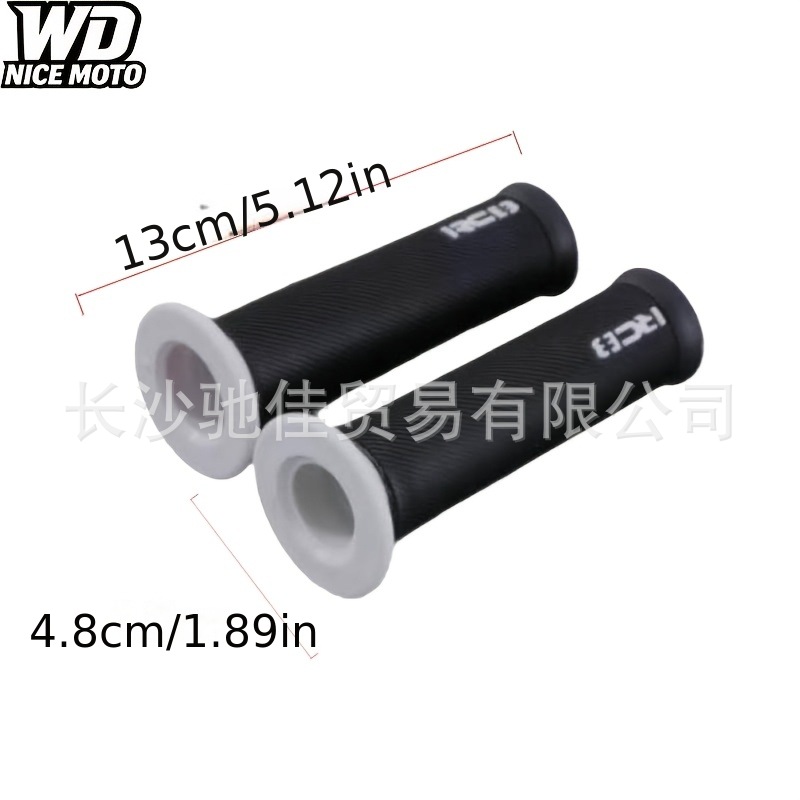 Cross-Border Hot-Selling Modified Cross-Country Motorcycle Modified Rcb Silicone Rubber Soft Handlebar Grips Universal Handlebar Grips