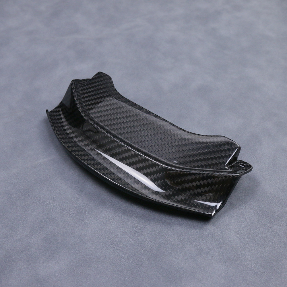 Suitable for CFMOTO spring wind 800NK rhinoceros + motorcycle modified carbon fiber shell rear seat cushion front decorative plate