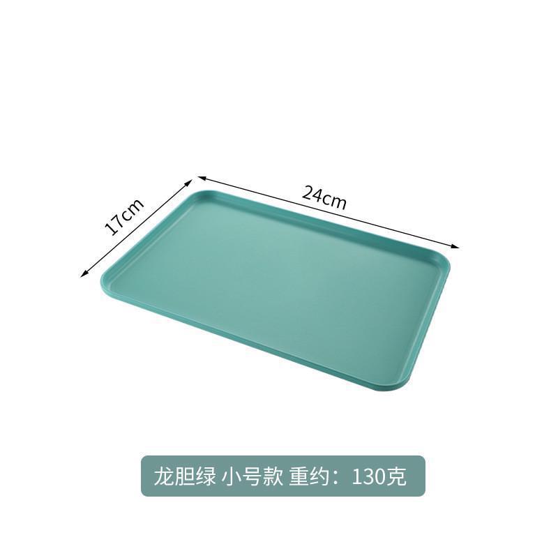 2 Size Plastic Fruit Dessert Tray Desktop Food Storage Plate