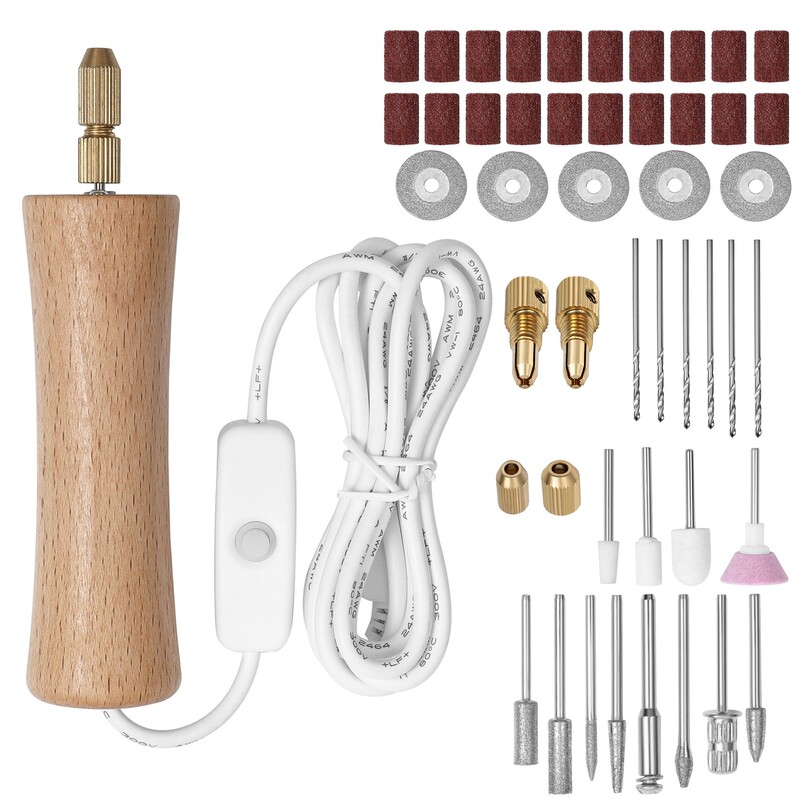 Mini small electric drill epoxy resin puncher USB small electric drill polishing jewelry sheep horn nail pendant handmade