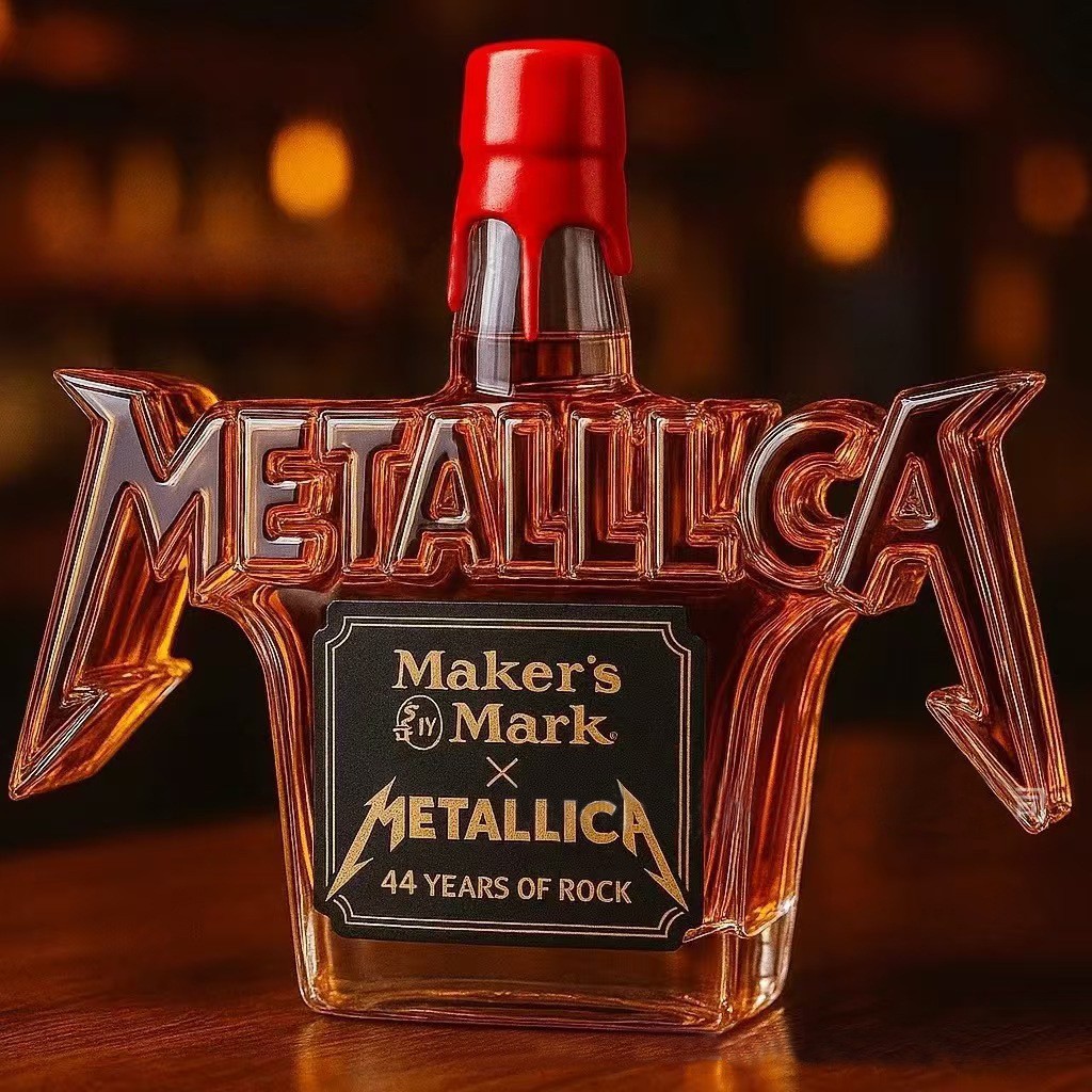 Metallica "44 Years of Rock ", botella de whisky de edición limitada