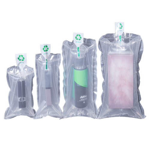 Inflatable bag with inner bag cushion packaging, filling bag, eye shadow oil, fragile cosmetics, double-layer airbag, air column bag