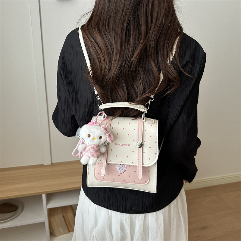 2026 verano nueva mochila de moda simple mochila de estilo universitario mochila de moda retro mochila de damas