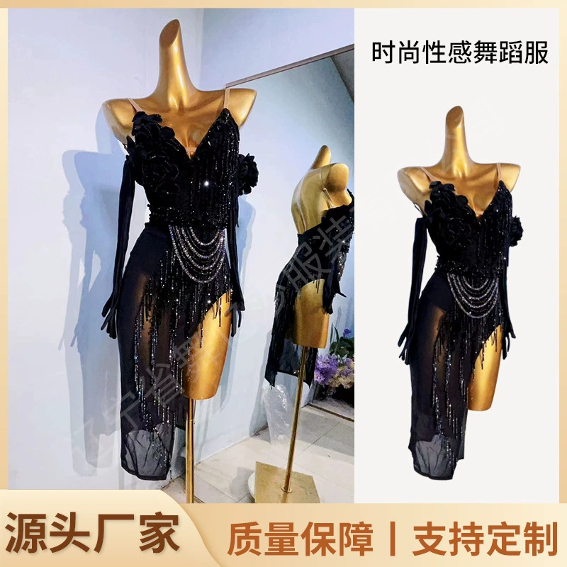 Новые костюмы для латиноамериканских танцев 2025 года для профессиональных соревнований, сценические костюмы для выступлений, соответствующие стандартам Blackpool для экзаменов по танцам.