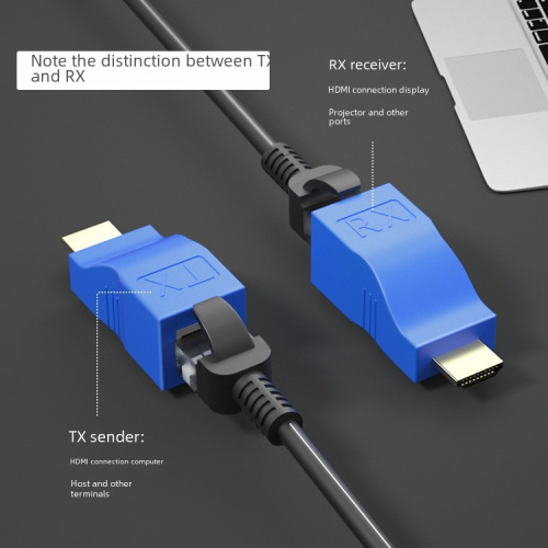 HDMI Network Extender 30m High Definition Ethernet Cable Transmitter HDMI to RJ45 Signal Amplifier Converter