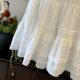 Layered Cake Skirt 2025 New Jacquard Bubble Cotton Skirt Petite Leg-Lengthening Puffy Ballet Skirt