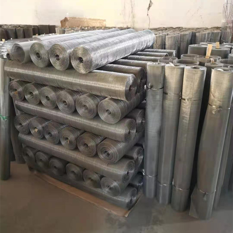 304材质不锈钢钢丝网40目100目编织过滤网定制批发不锈钢编织丝网