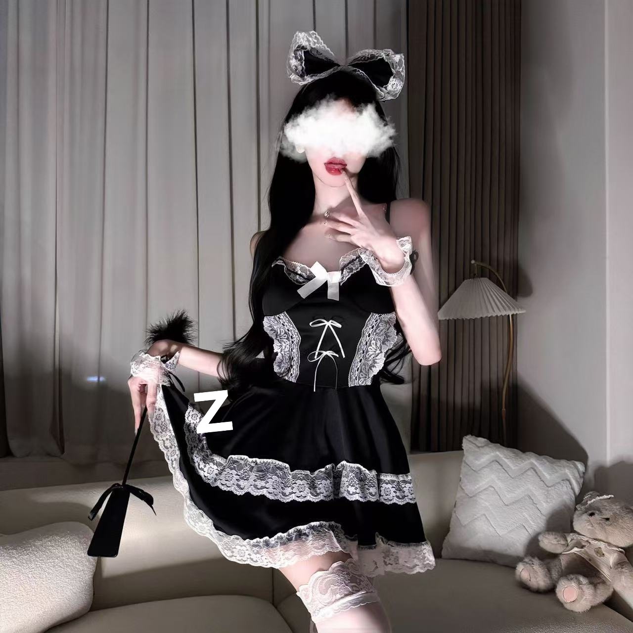 可爱性感减龄少女制服拼接蕾丝小个子收腰显瘦蛋糕吊带连衣裙包邮