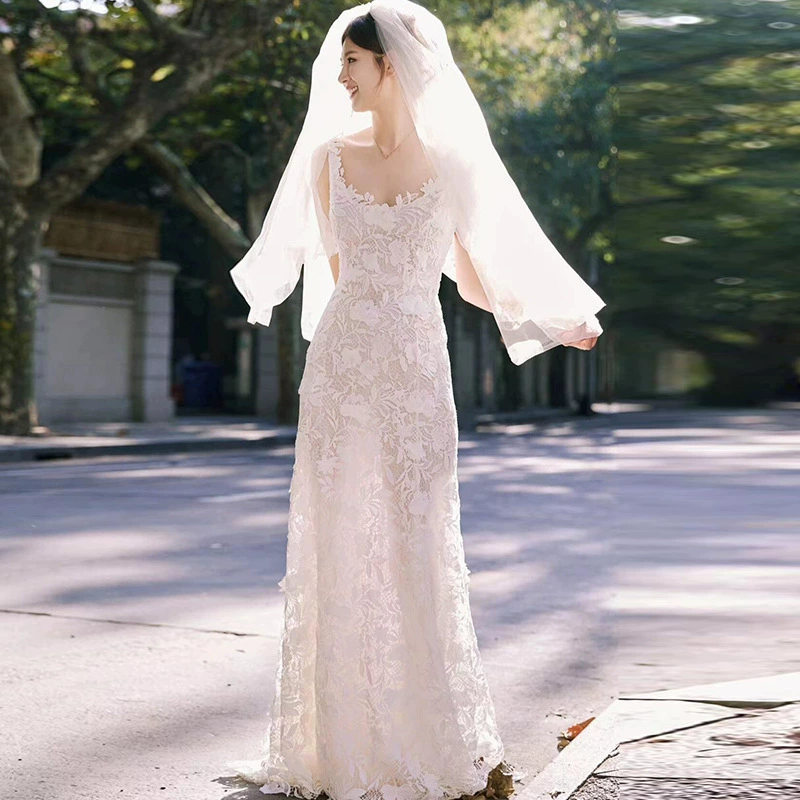 Французский слинг легкий свадебный новый свадебный